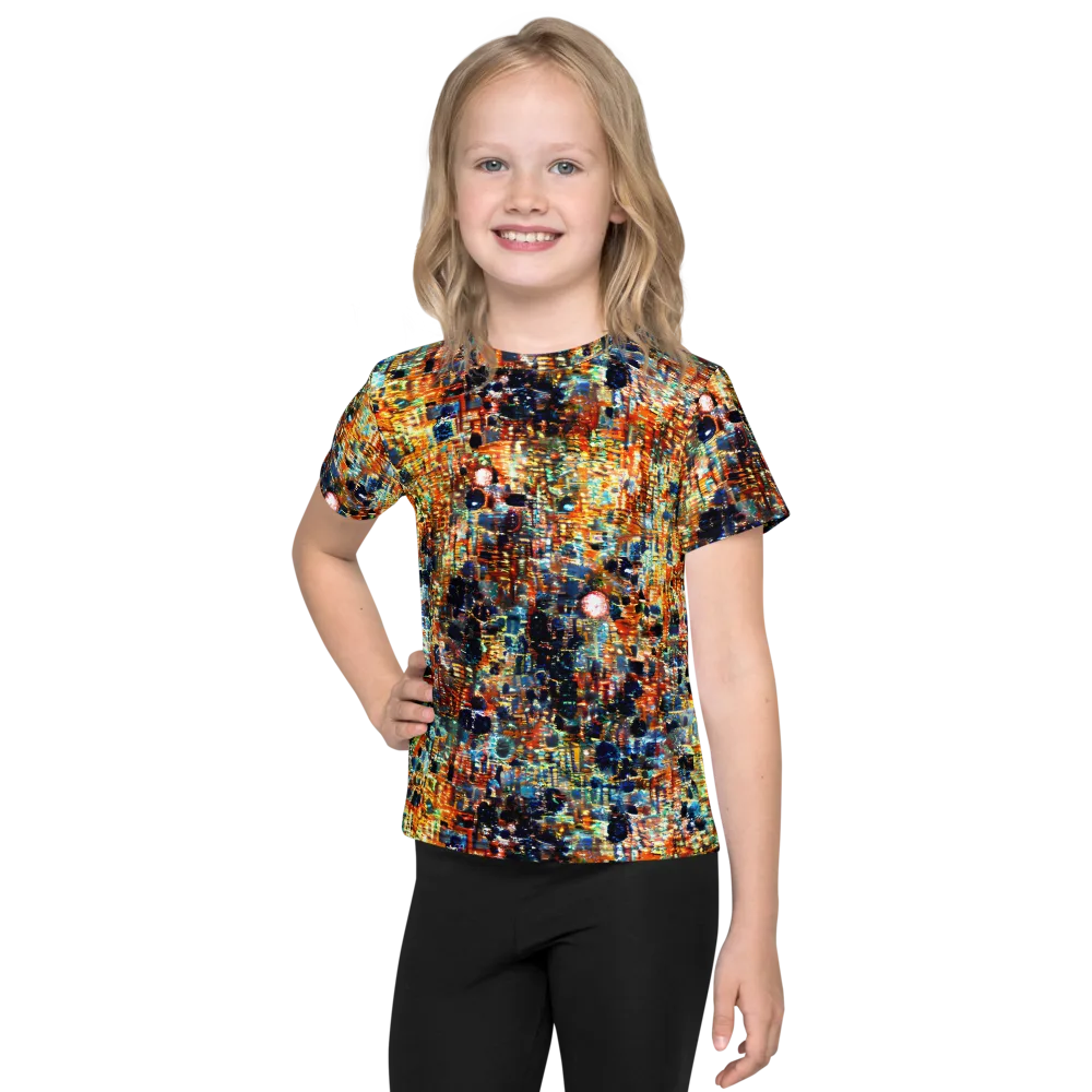 Urban Aurora on Kids Crew Neck T-Shirt — Front