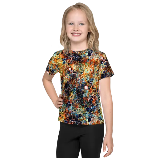 Urban Aurora on a Kids Crew Neck T-Shirt