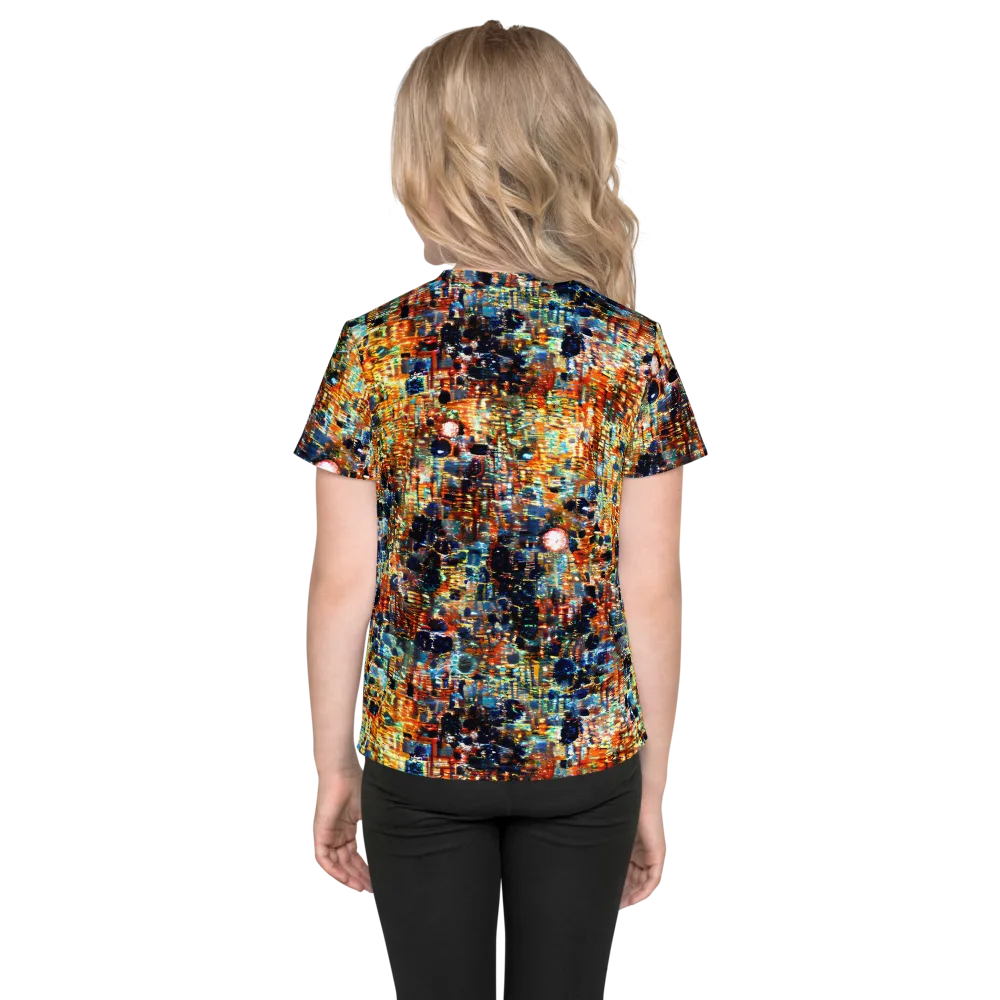 Urban Aurora on Kids Crew Neck T-Shirt — Back
