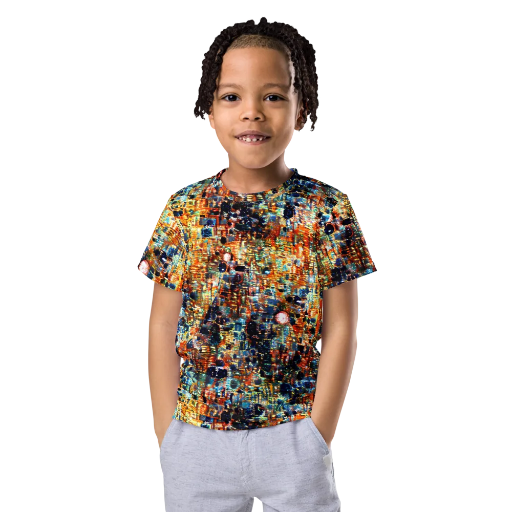 Urban Aurora on Kids Crew Neck T-Shirt — Front