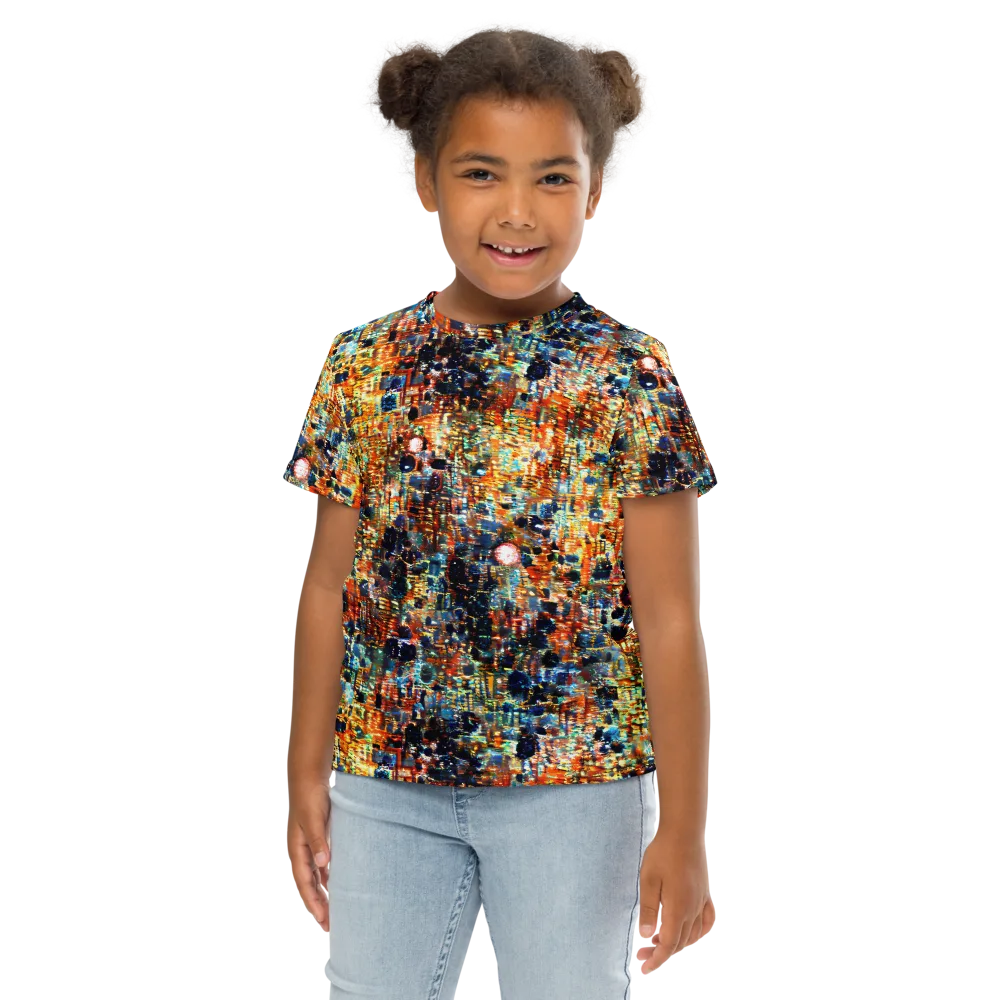 Urban Aurora on Kids Crew Neck T-Shirt — Front