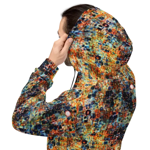 Urban Aurora on a Hoodie