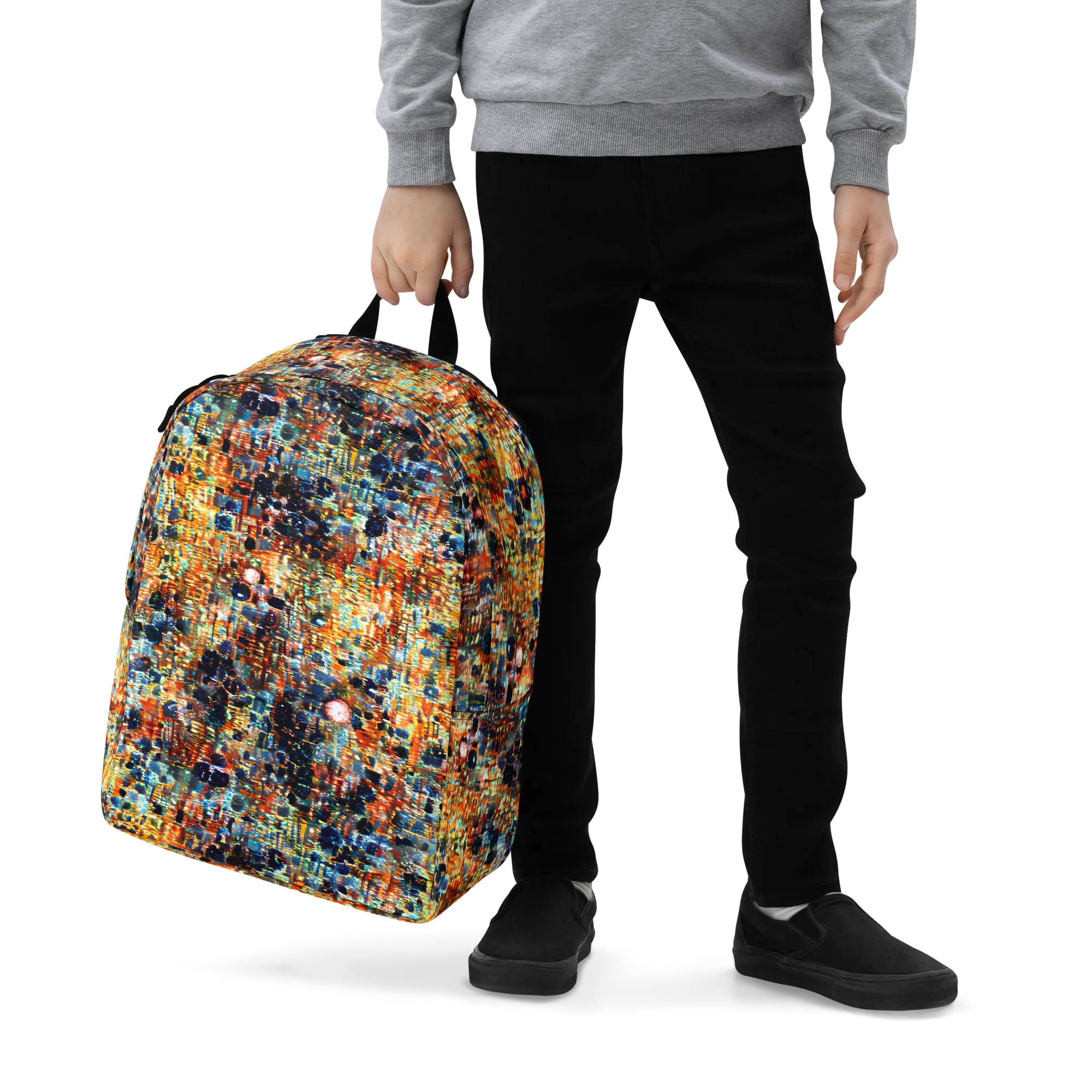Urban Aurora on Minimalist Backpack — Zoomed-in
