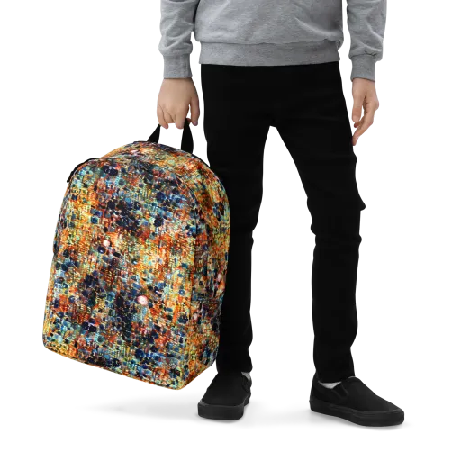 Urban Aurora on a Minimalist Backpack