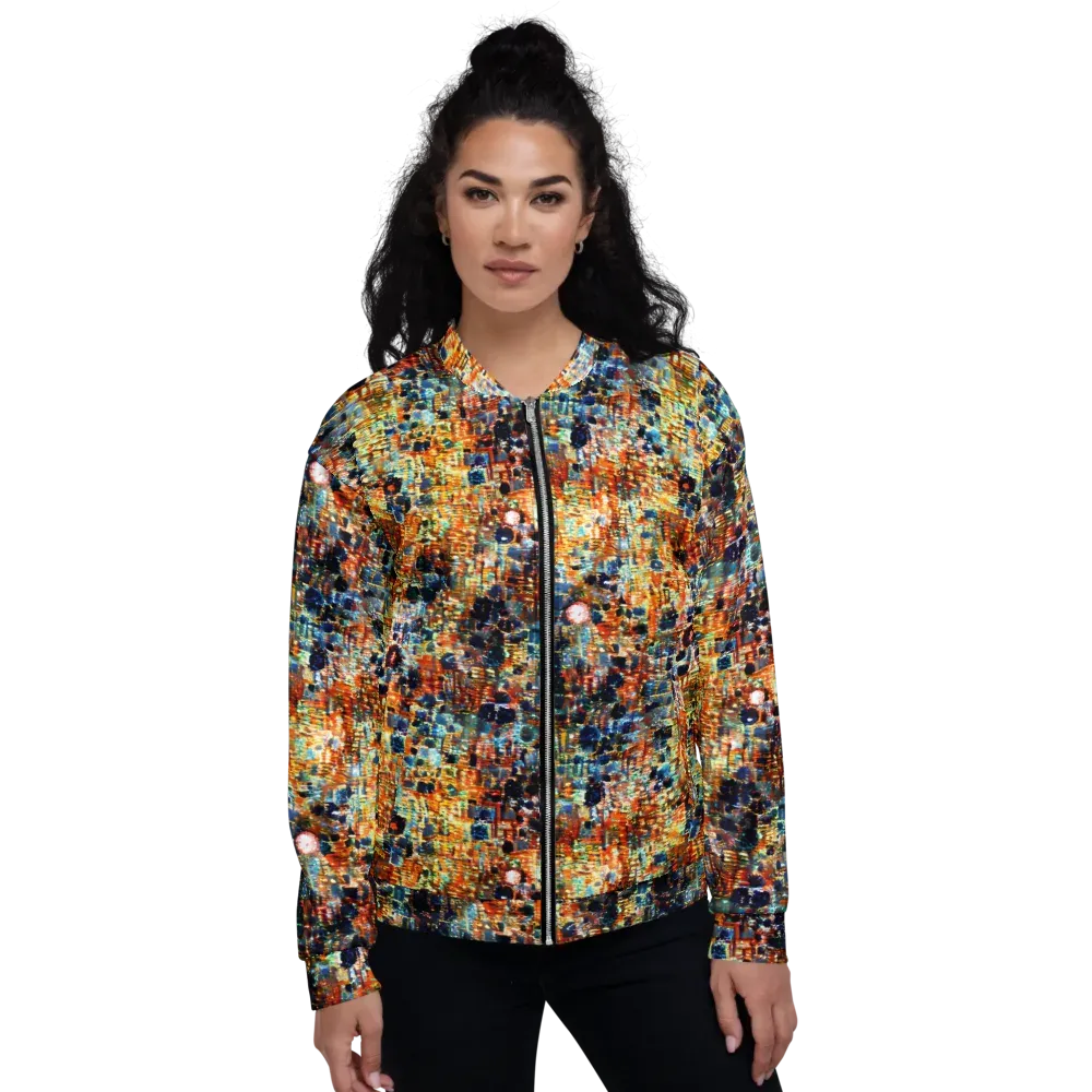 Urban Aurora on Bomber Jacket — Front