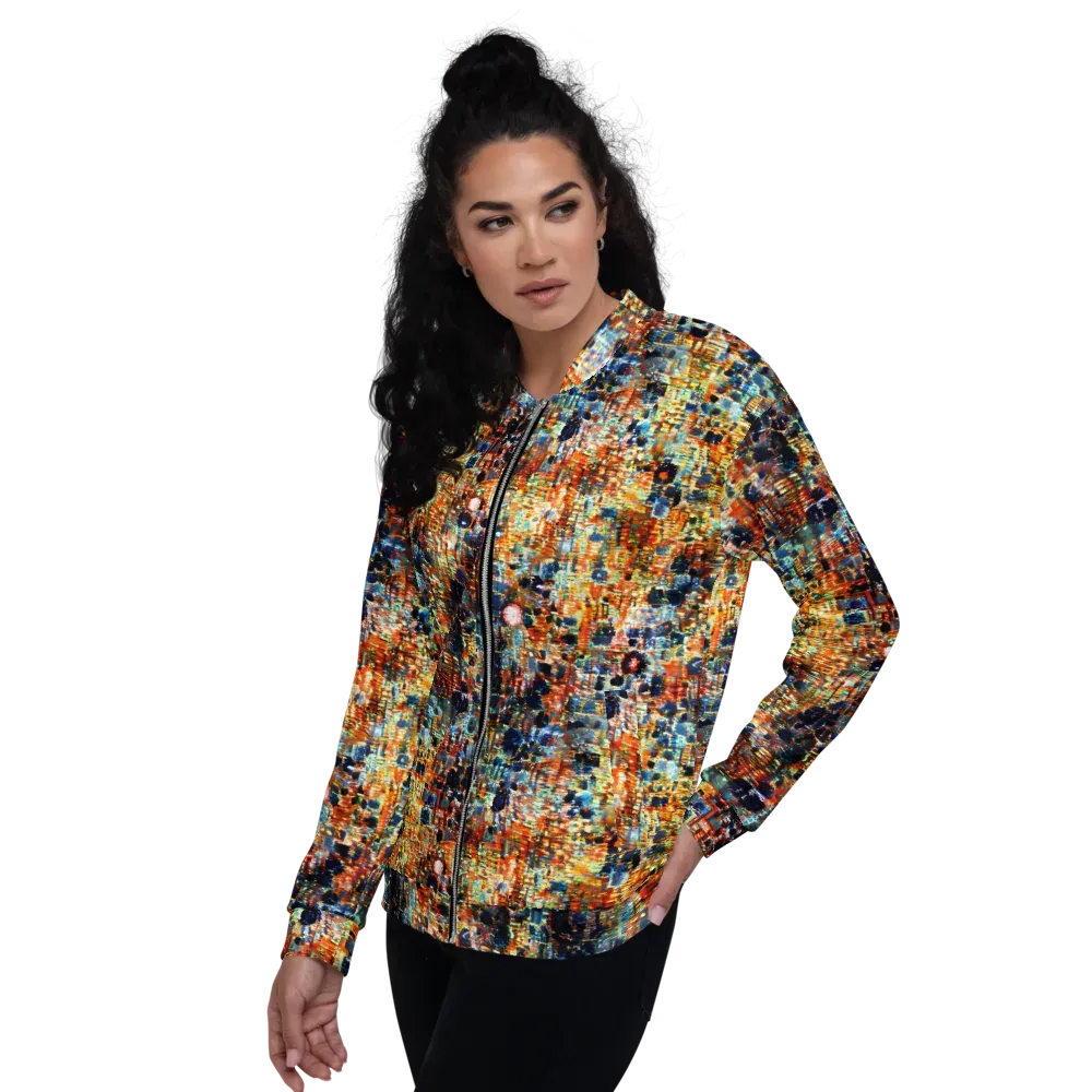 Urban Aurora on Bomber Jacket — Left