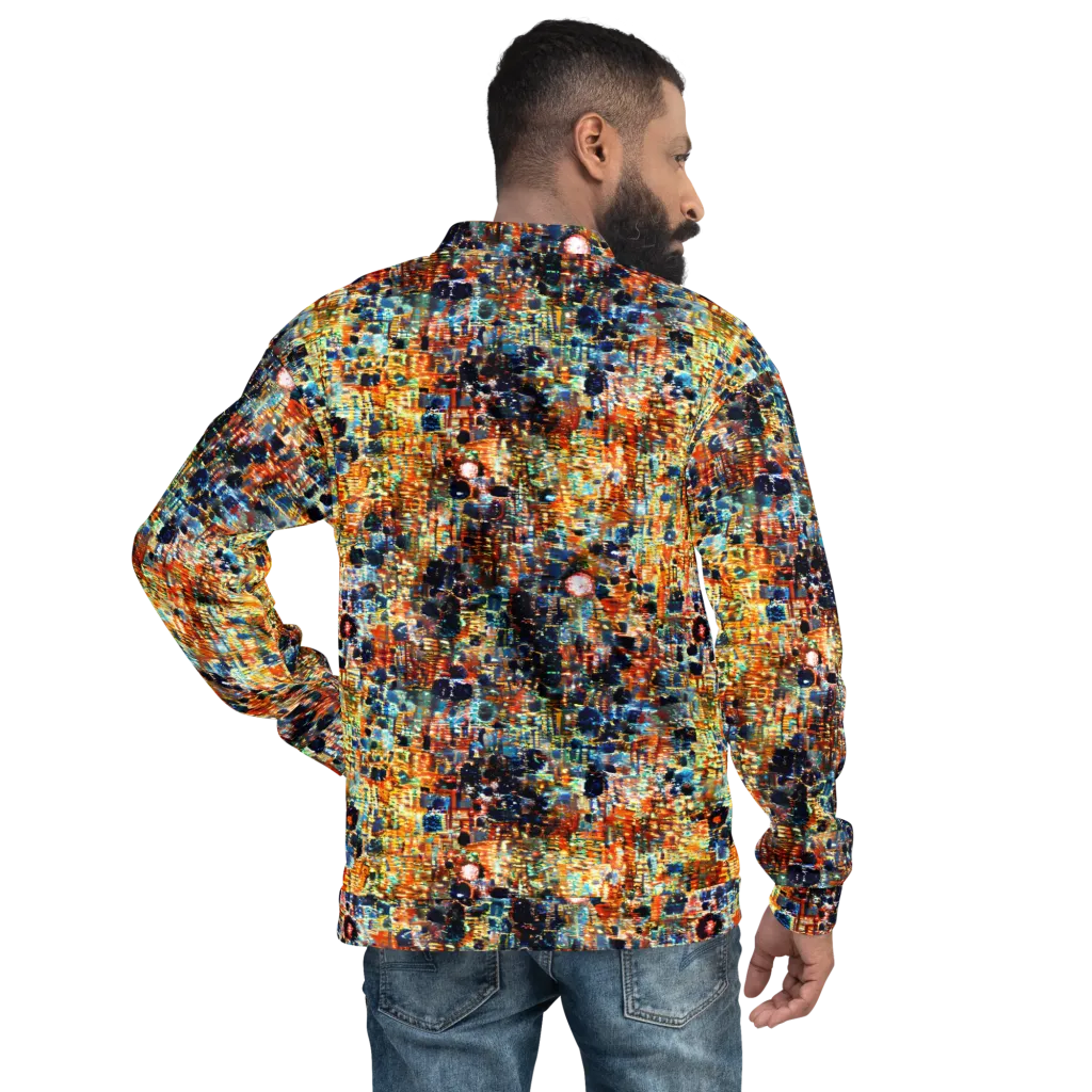 Urban Aurora on Bomber Jacket — Back
