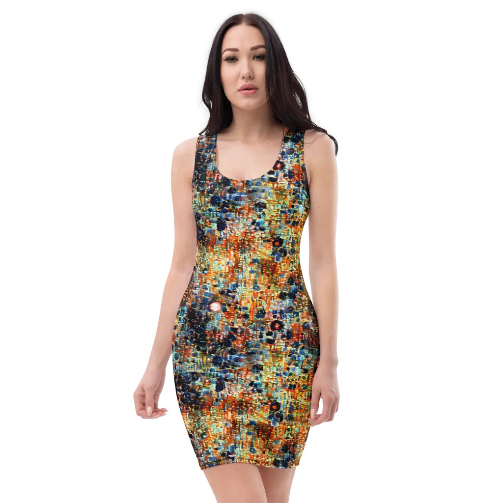 Urban Aurora on Bodycon Dress — Front