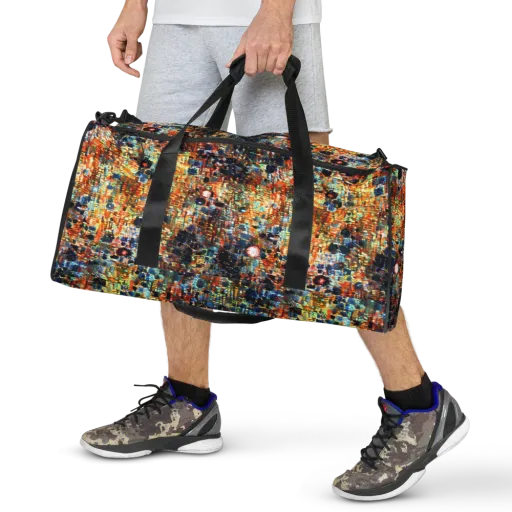 Urban Aurora on a Duffle Bag