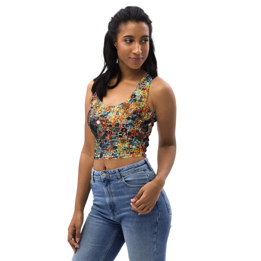 Urban Aurora on Crop Top — Left Front