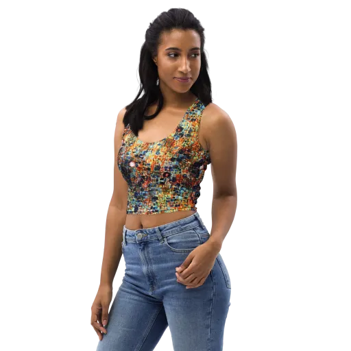 Urban Aurora on a Crop Top