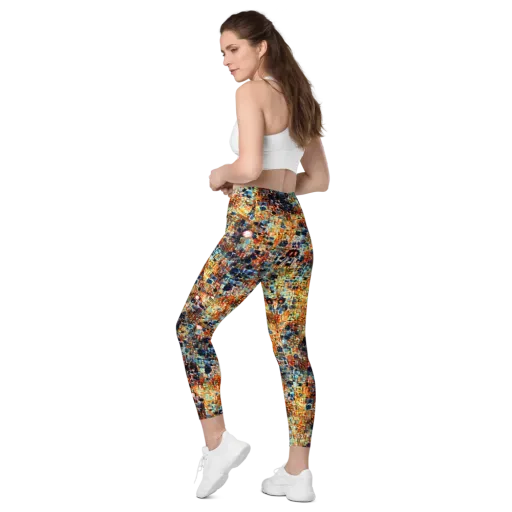 Urban Aurora on a Leggings with Pockets