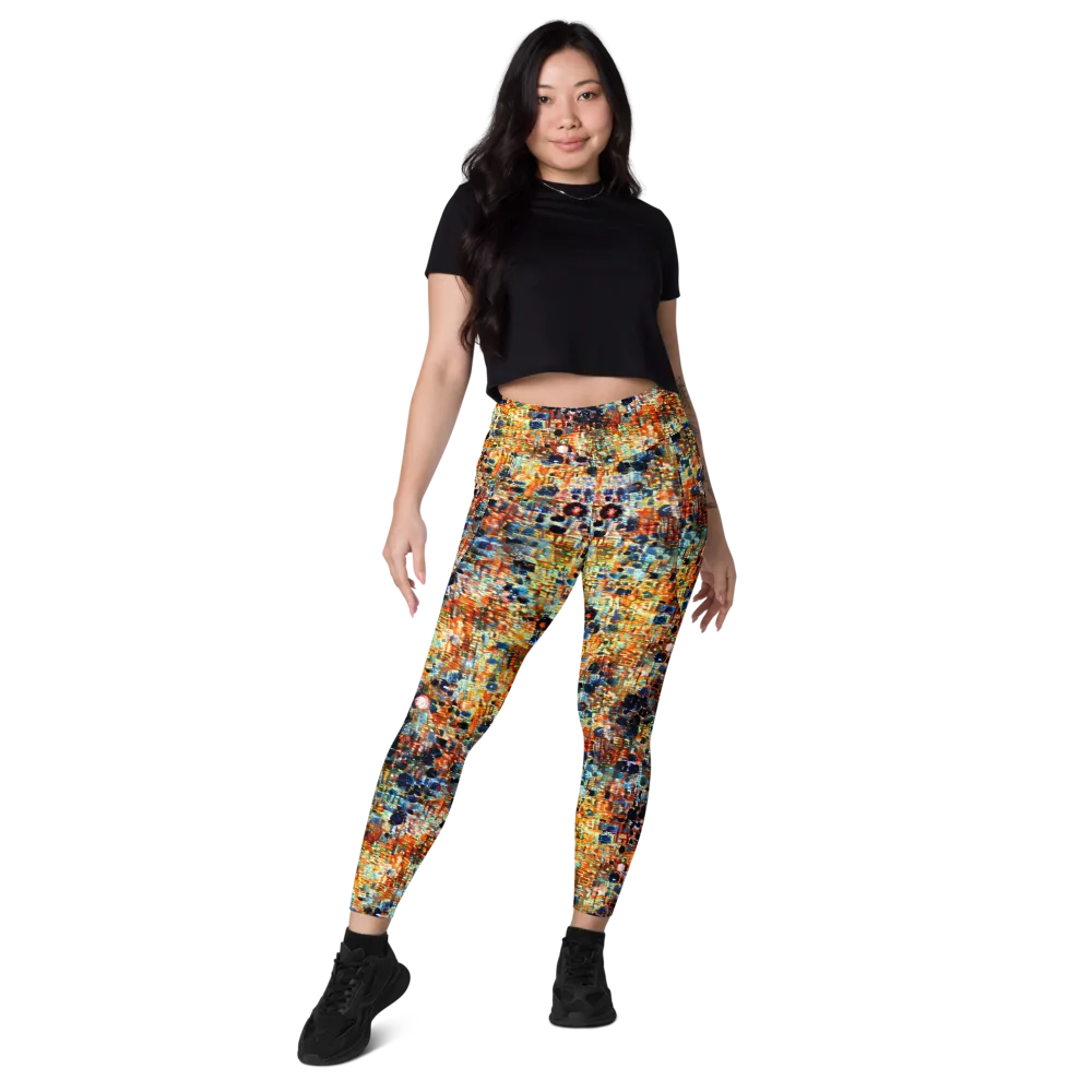 Urban Aurora on Leggings with Pockets — Front