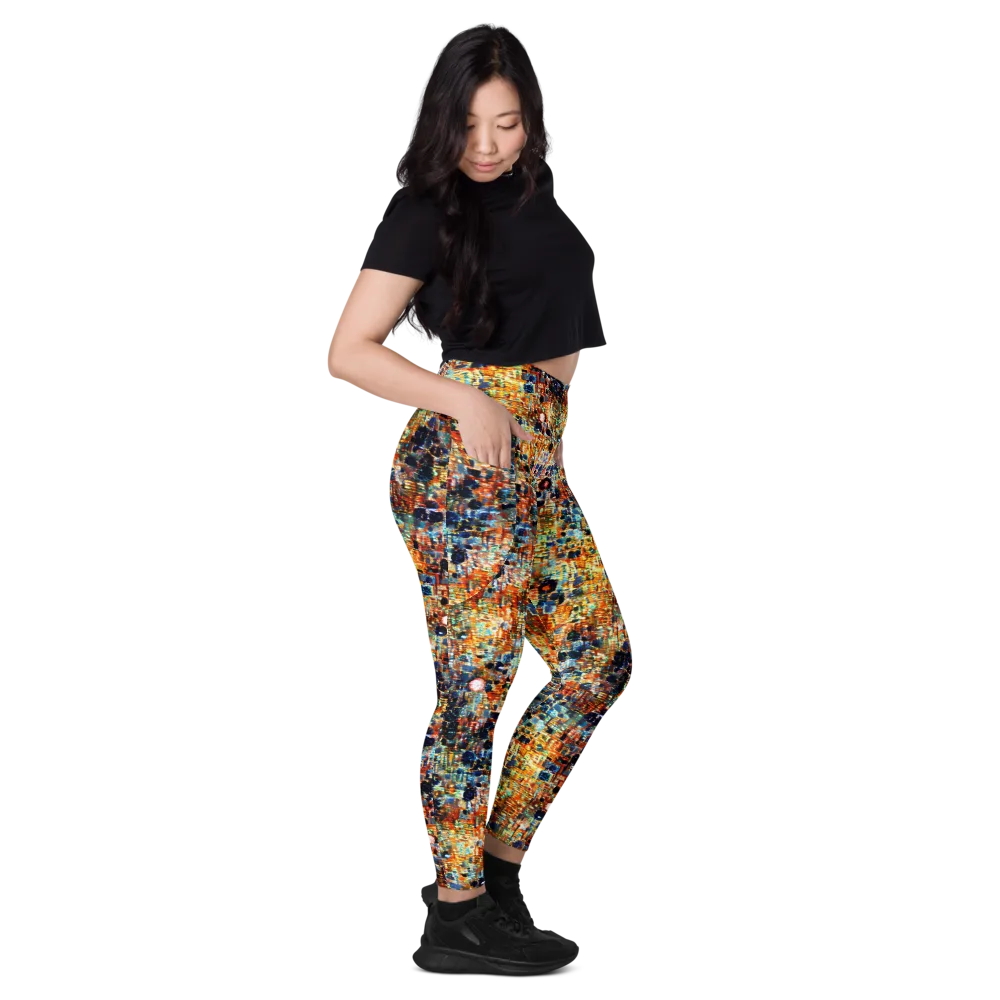 Urban Aurora on Leggings with Pockets — Right