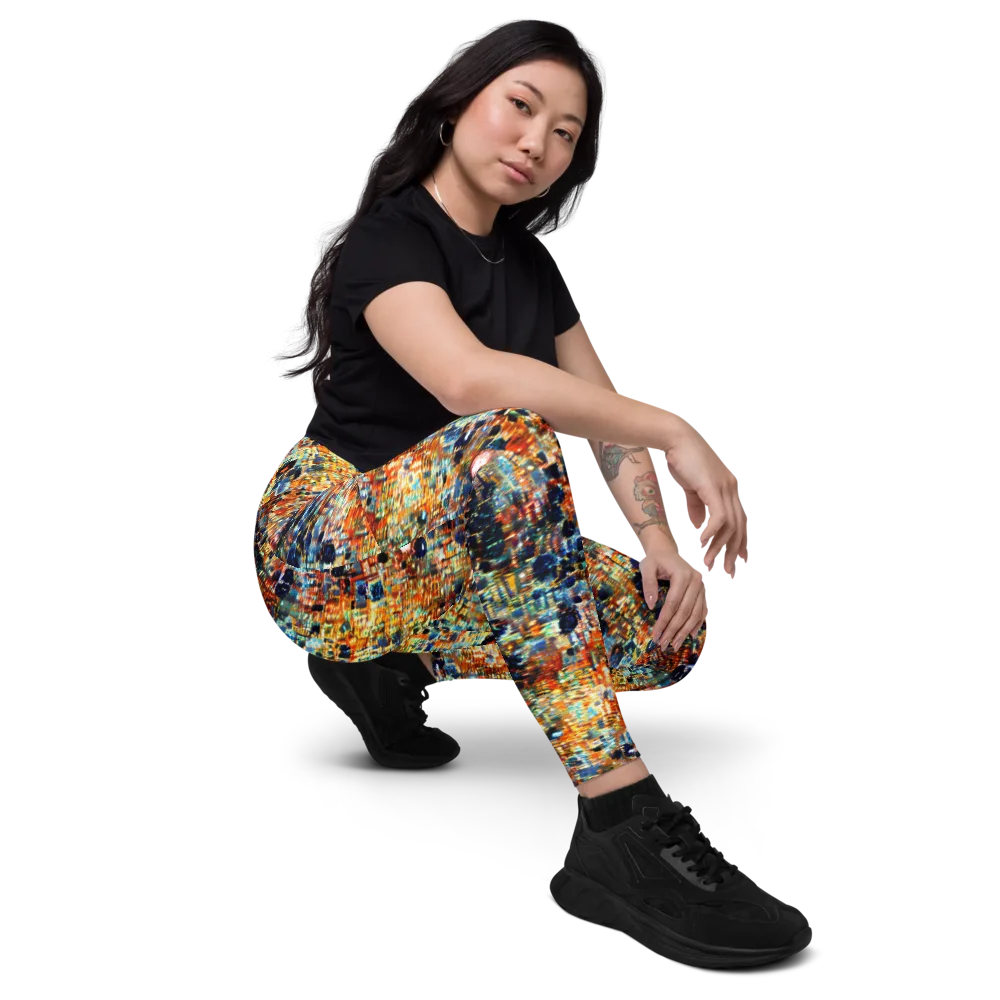 Urban Aurora on Leggings with Pockets — Right Front