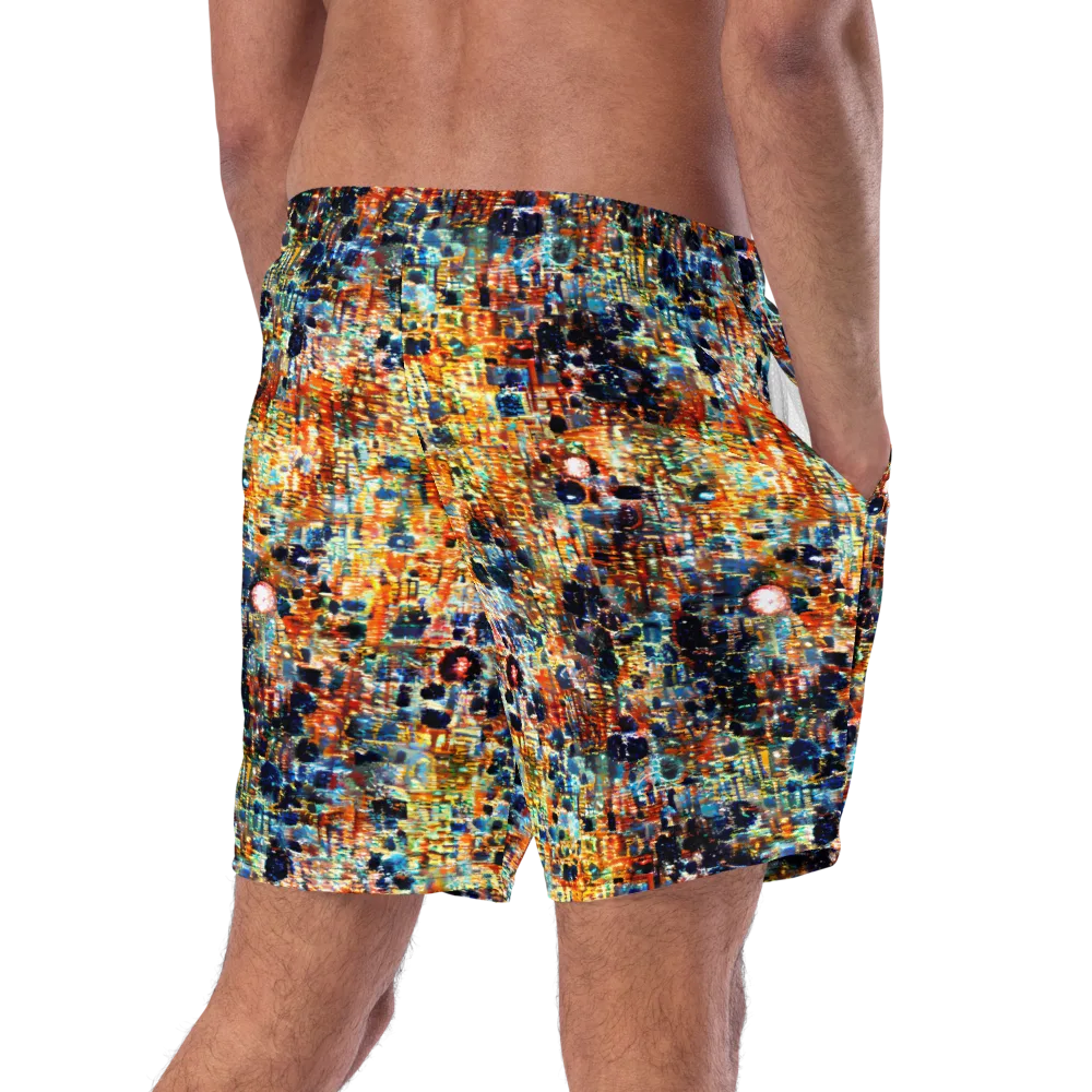 Urban Aurora on Swim Trunks — Right Back