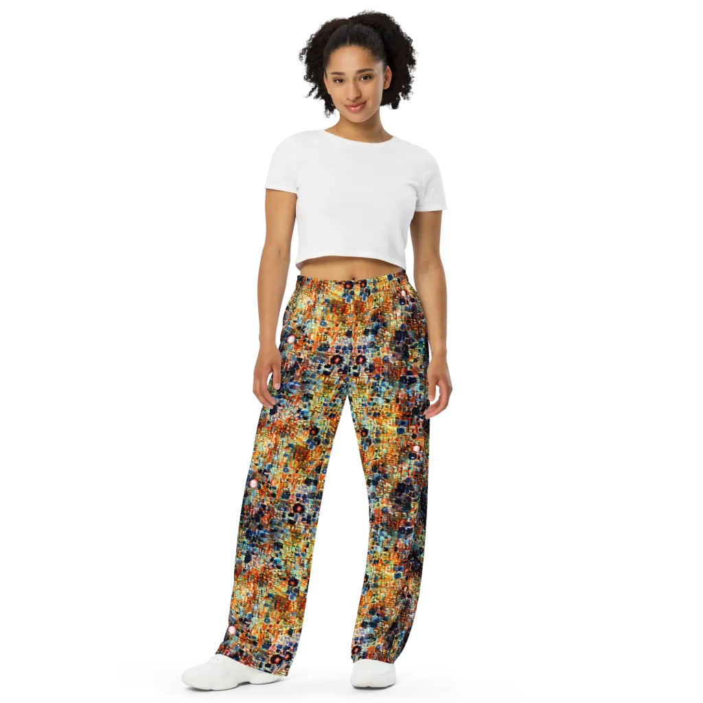 Urban Aurora on Wide-Leg Pants — Front