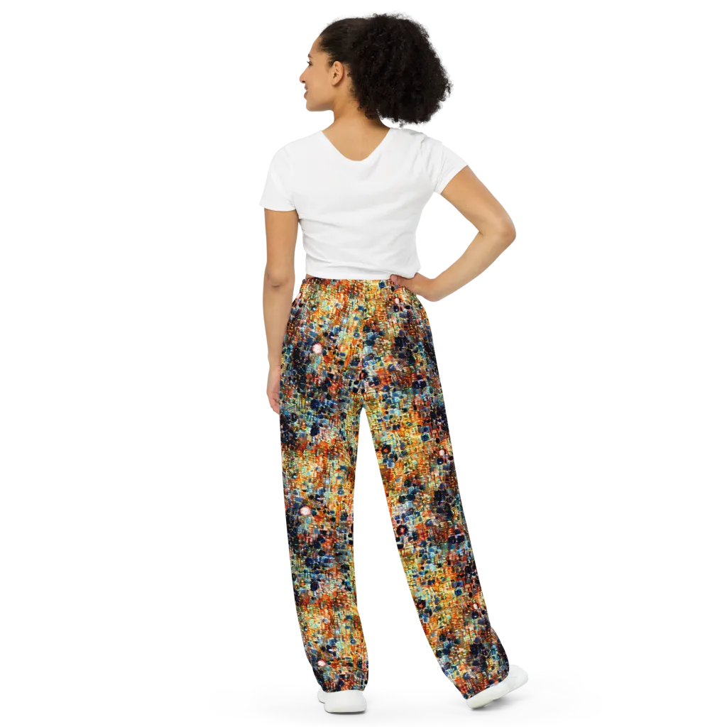 Urban Aurora on Wide-Leg Pants — Back