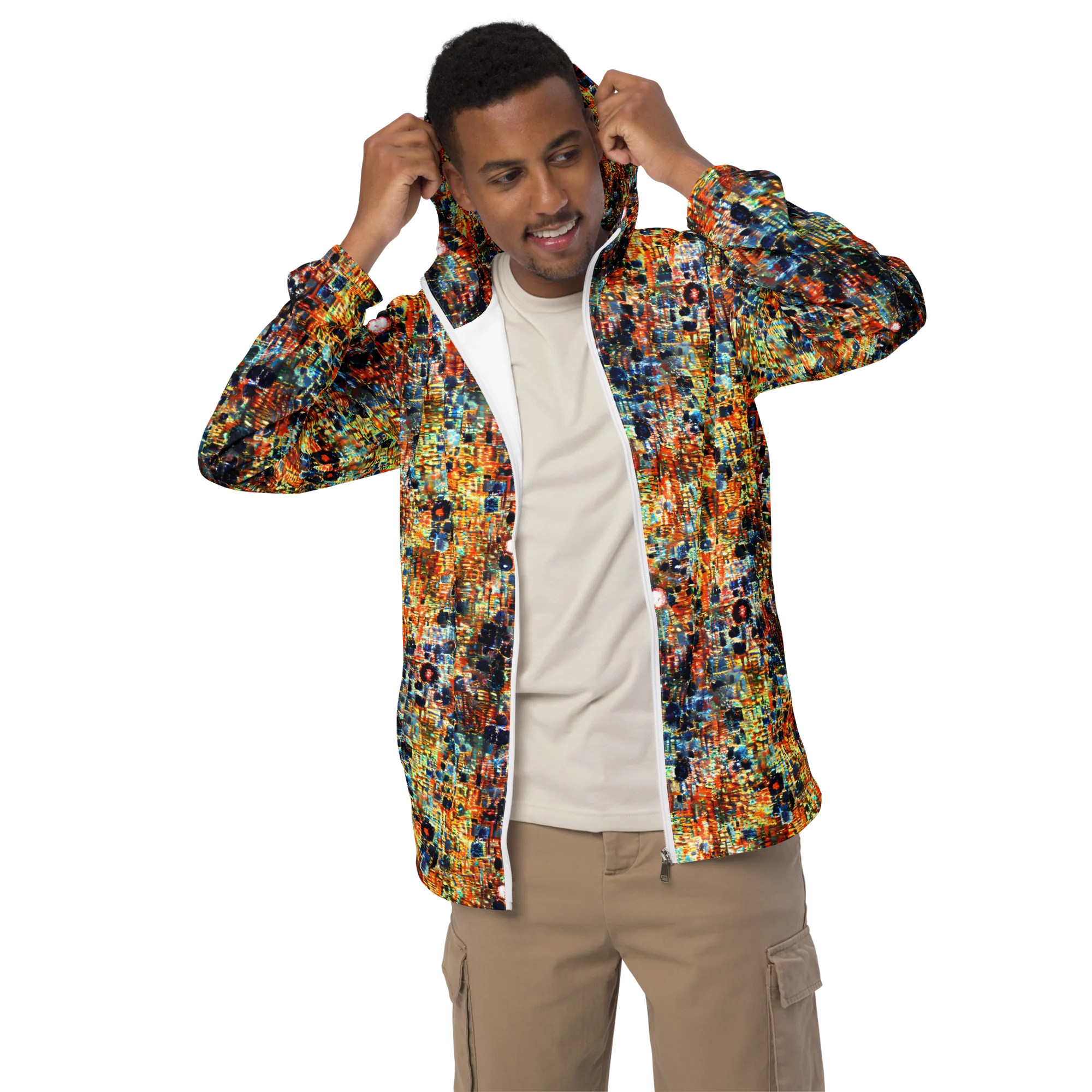 Urban Aurora on Men's Windbreaker — Front