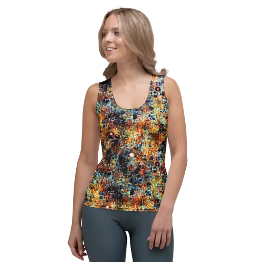 Urban Aurora on a Women's Tank Top