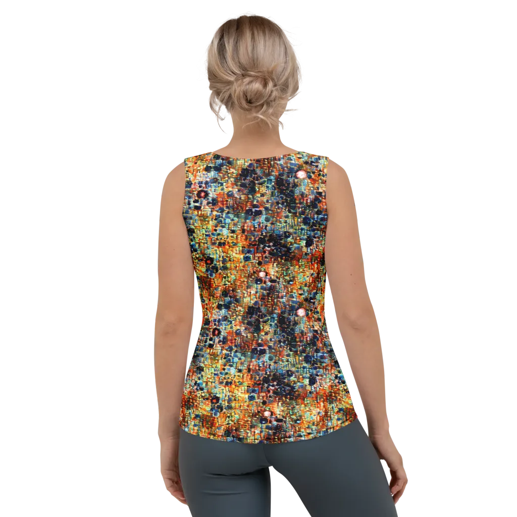 Urban Aurora on Women's Tank Top — Back