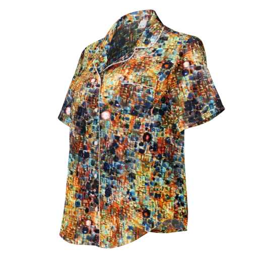 Urban Aurora on a Women's Short Sleeve Pajama Top
