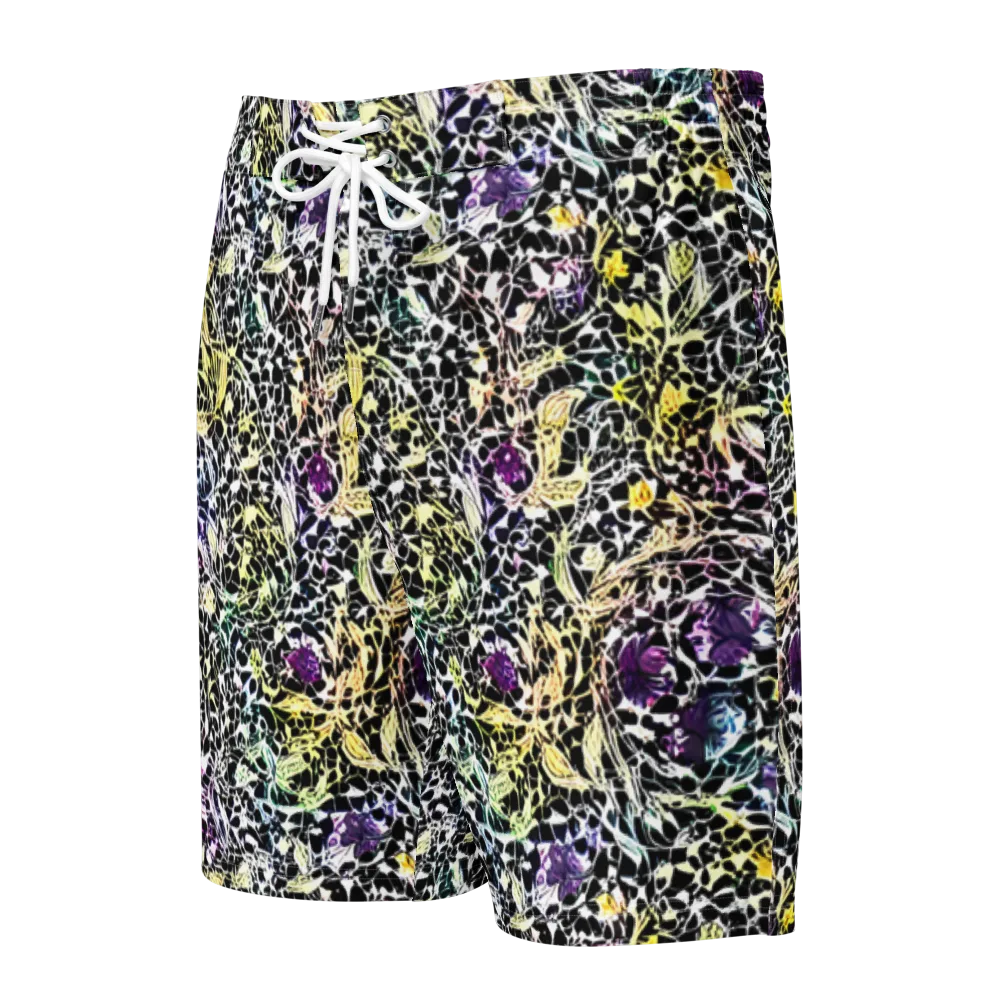 Prismatic Underbrush on Men's Board Shorts — Front
