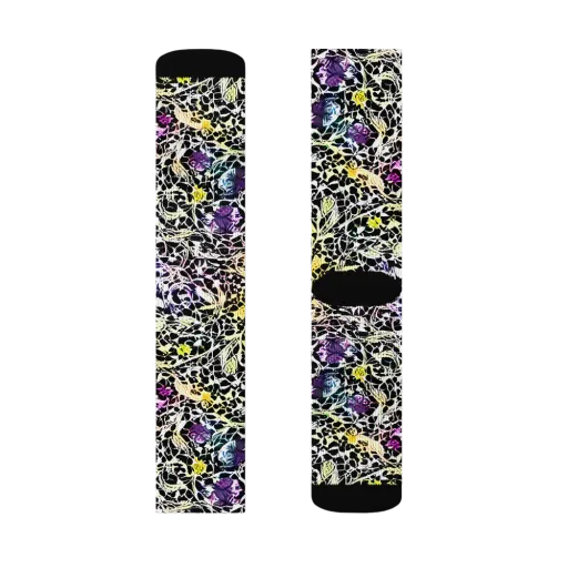 Prismatic Underbrush on a Socks
