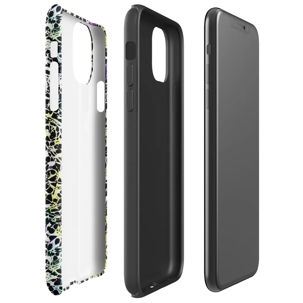 Prismatic Underbrush on Tough Case for iPhone® — Right