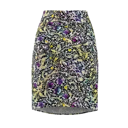 Prismatic Underbrush on a Pencil Skirt