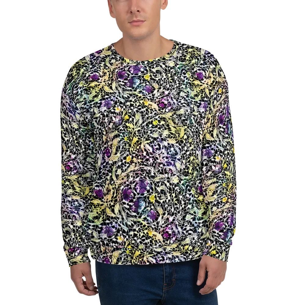 Prismatic Underbrush on Sweatshirt — Front