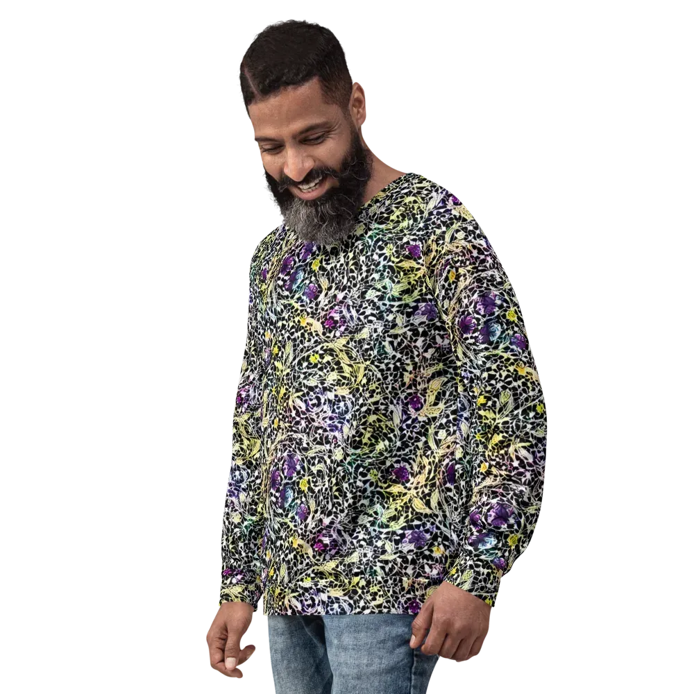 Prismatic Underbrush on Sweatshirt — Left Front