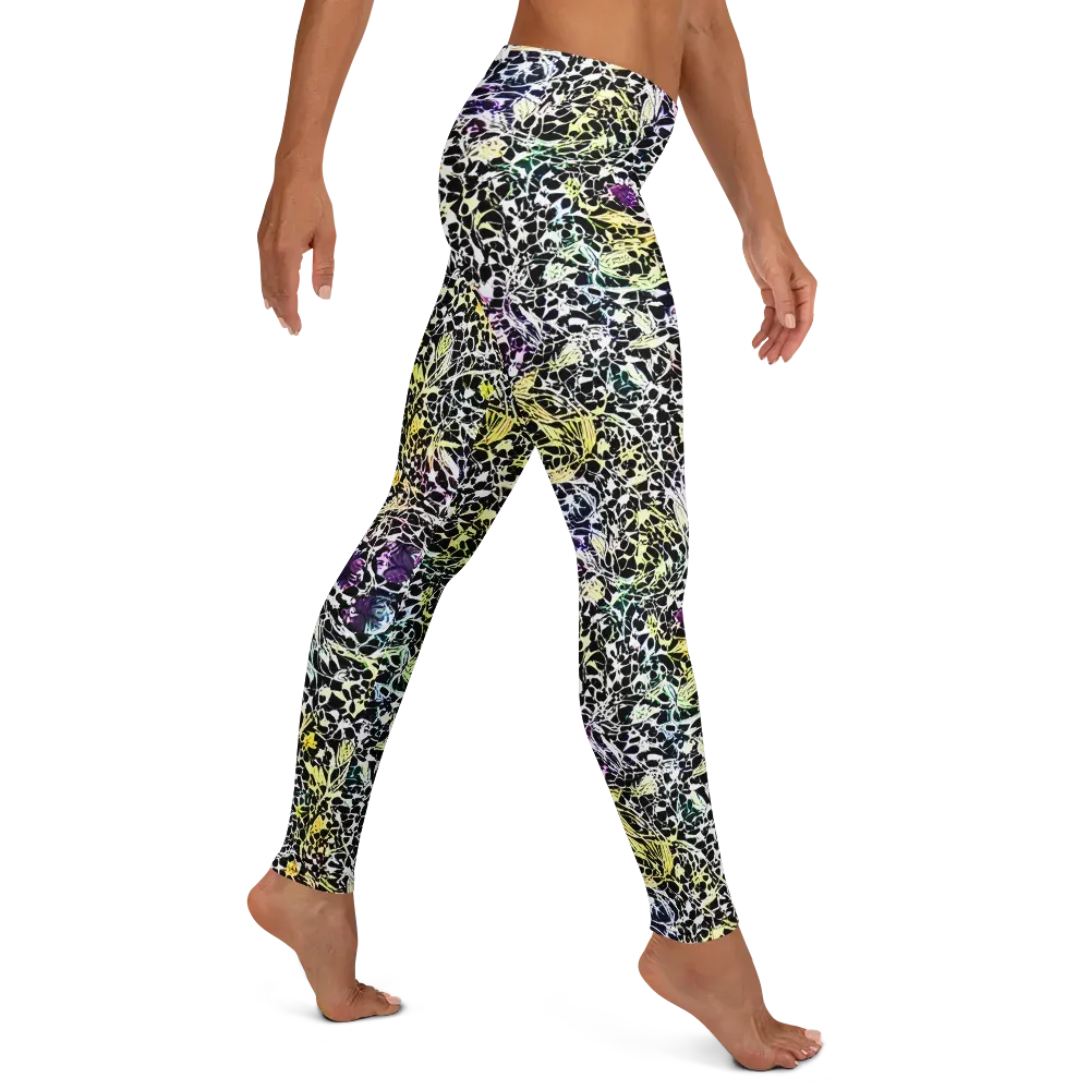 Prismatic Underbrush on Leggings — Right