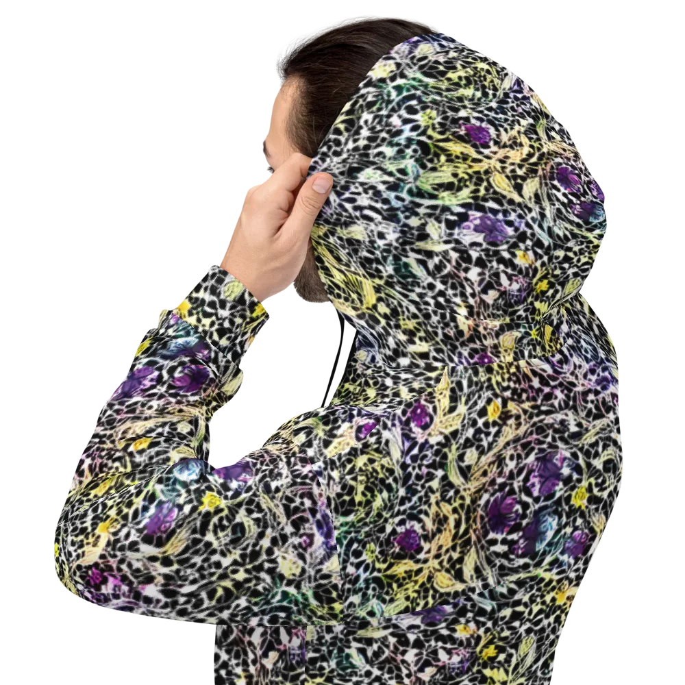 Prismatic Underbrush on Hoodie — Back