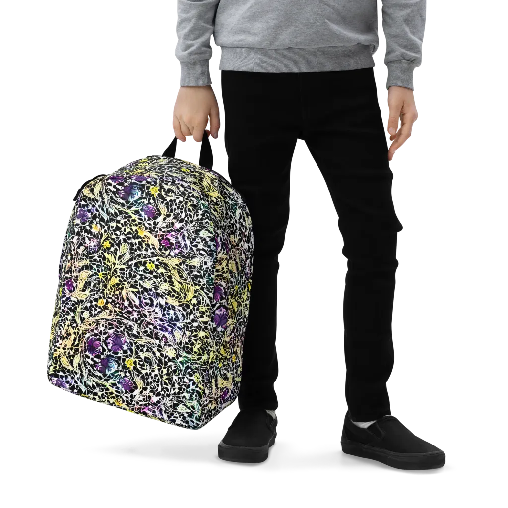 Prismatic Underbrush on Minimalist Backpack — Zoomed-in