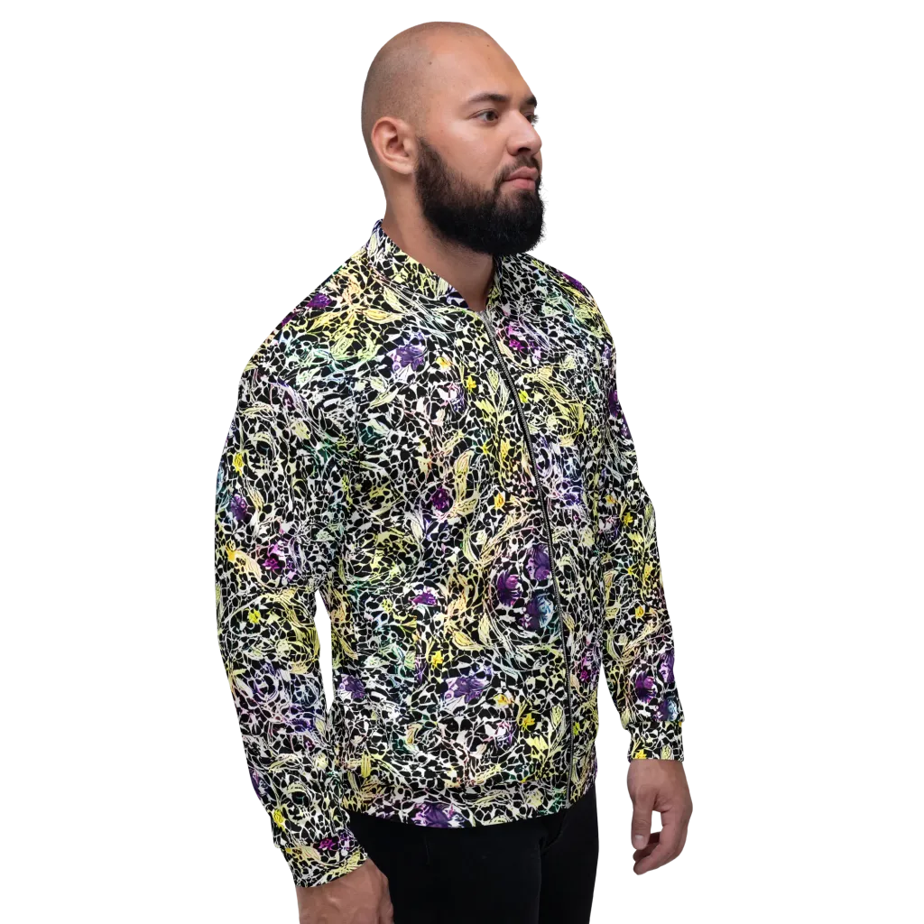 Prismatic Underbrush on Bomber Jacket — Right