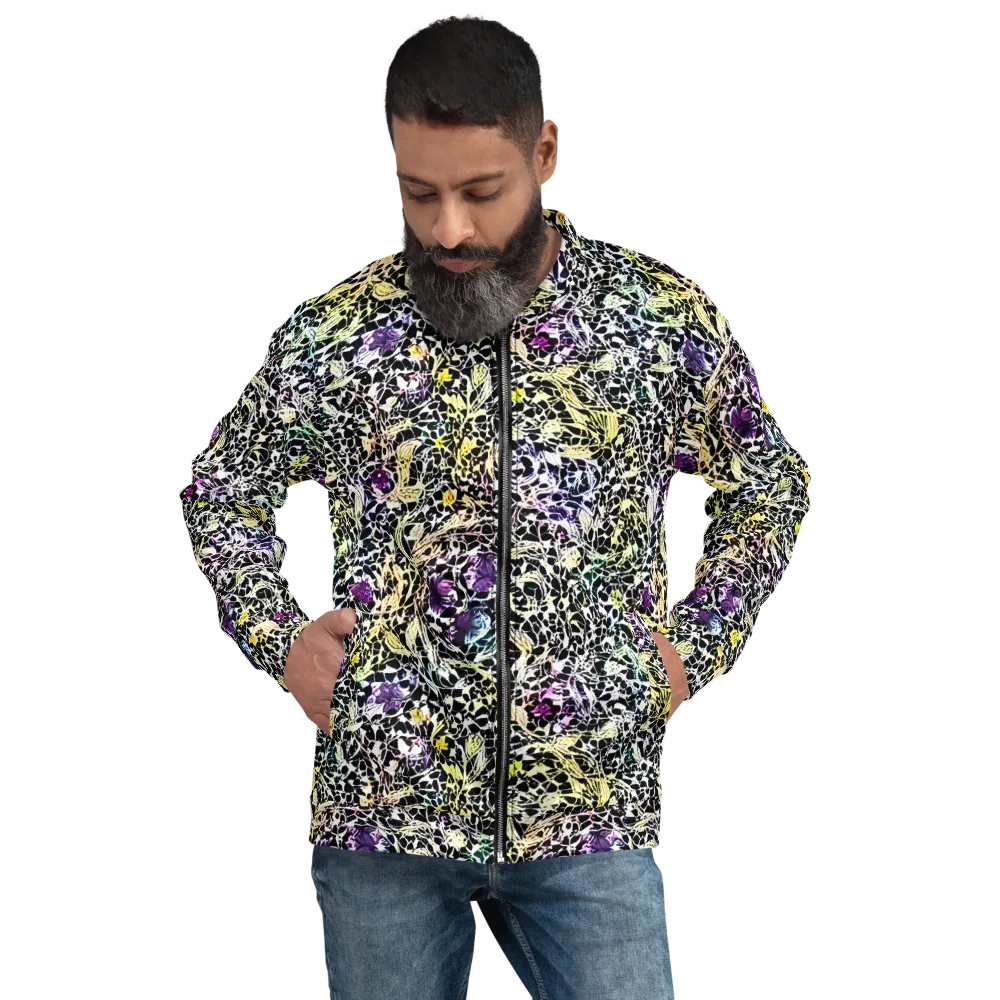 Prismatic Underbrush on Bomber Jacket — Front