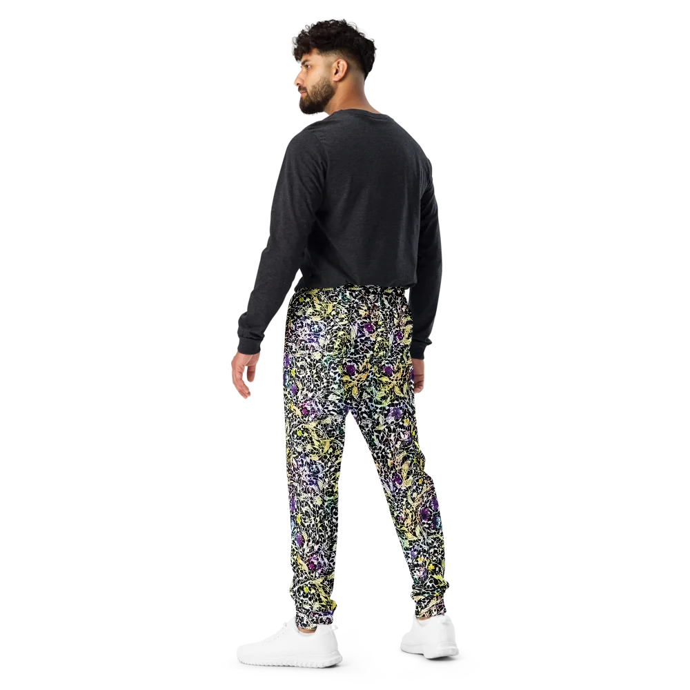 Prismatic Underbrush on Men's Joggers — Back