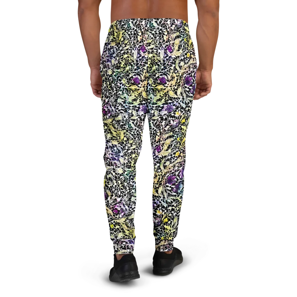 Prismatic Underbrush on Men's Joggers — Back