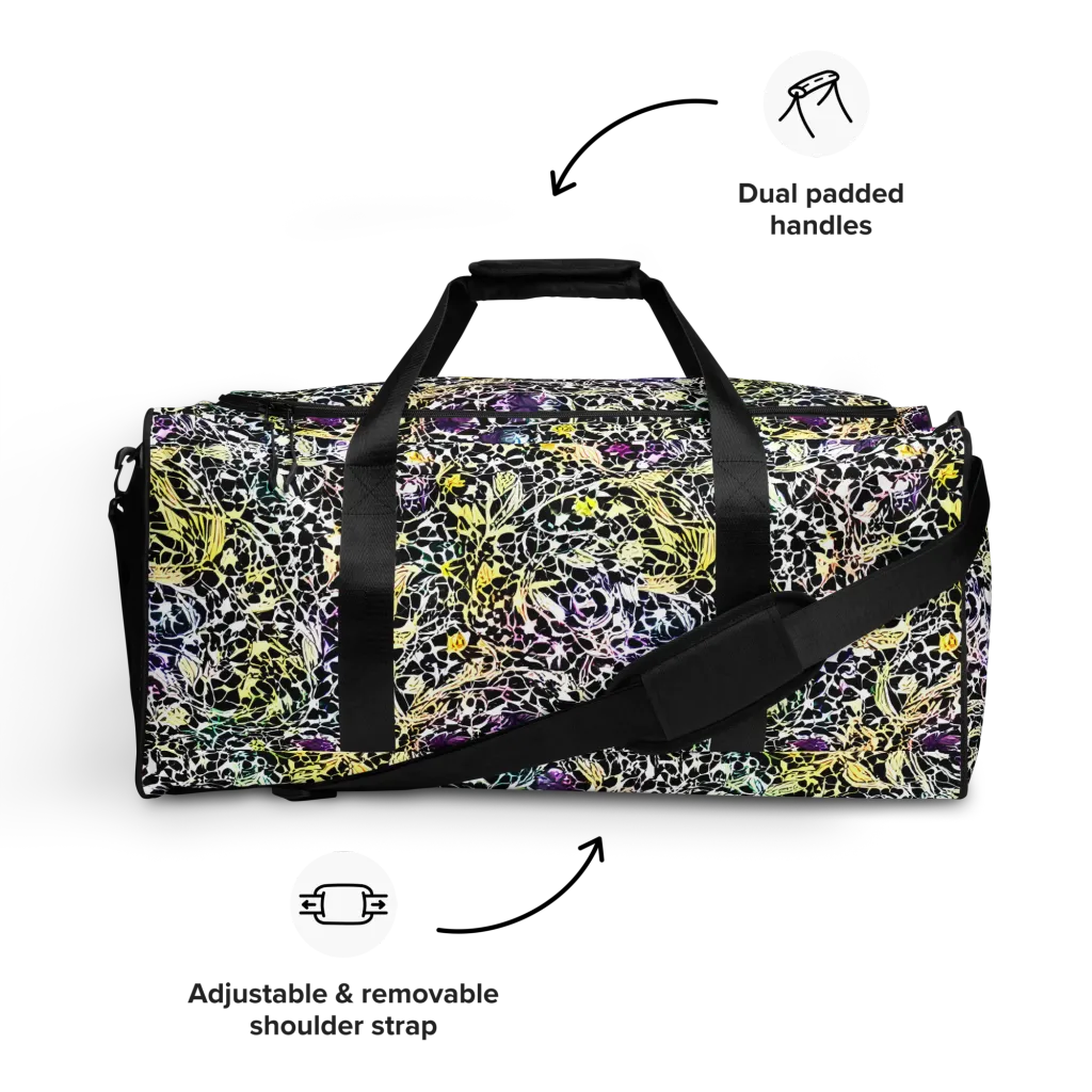 Prismatic Underbrush on Duffle Bag — Front