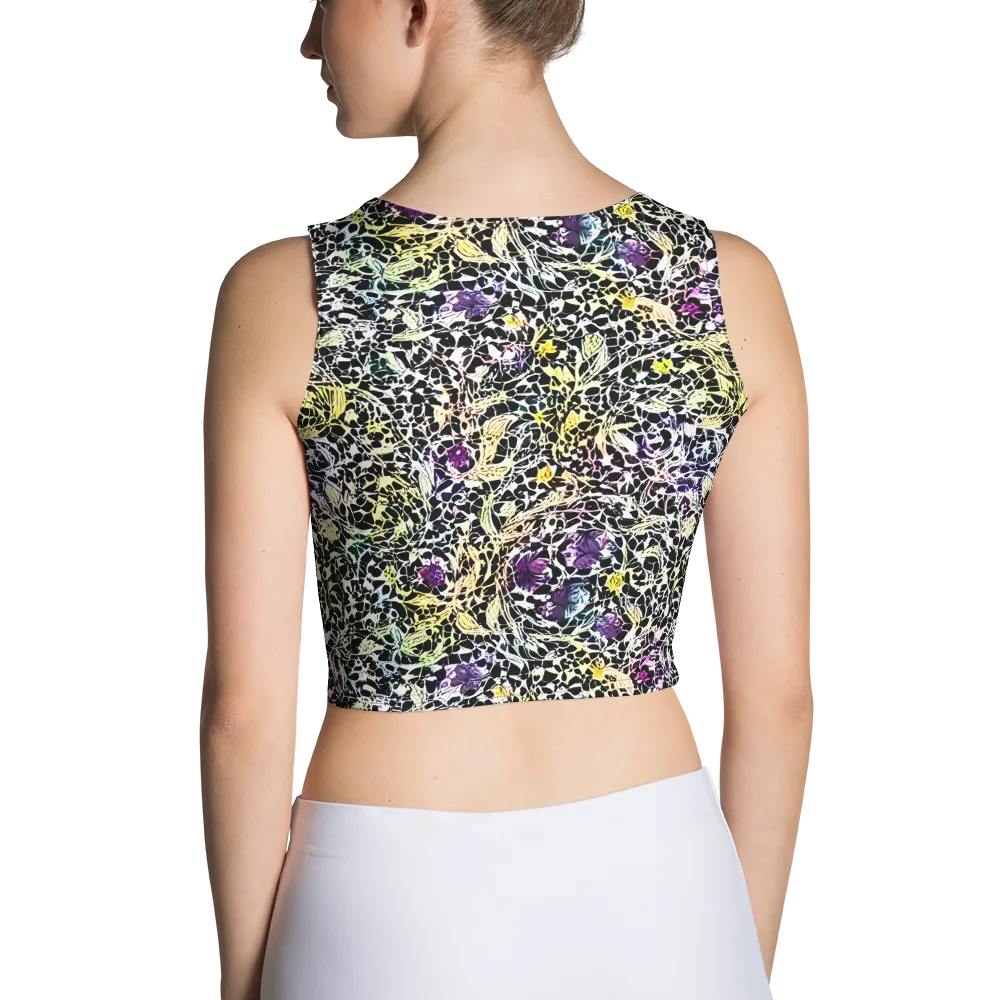 Prismatic Underbrush on Crop Top — Back