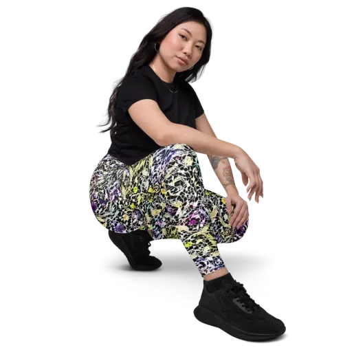 Prismatic Underbrush on a Leggings with Pockets