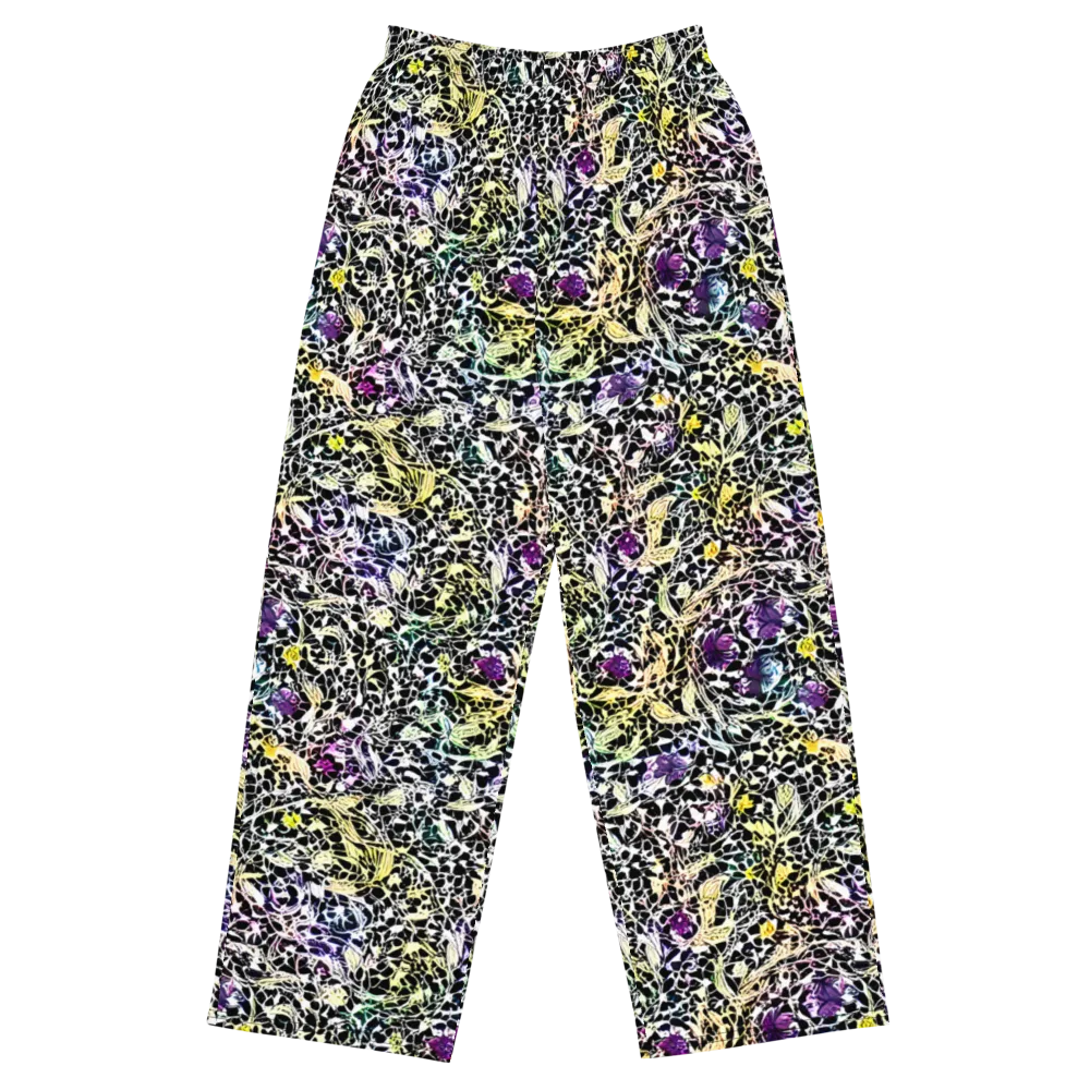 Prismatic Underbrush on Wide-Leg Pants — Front