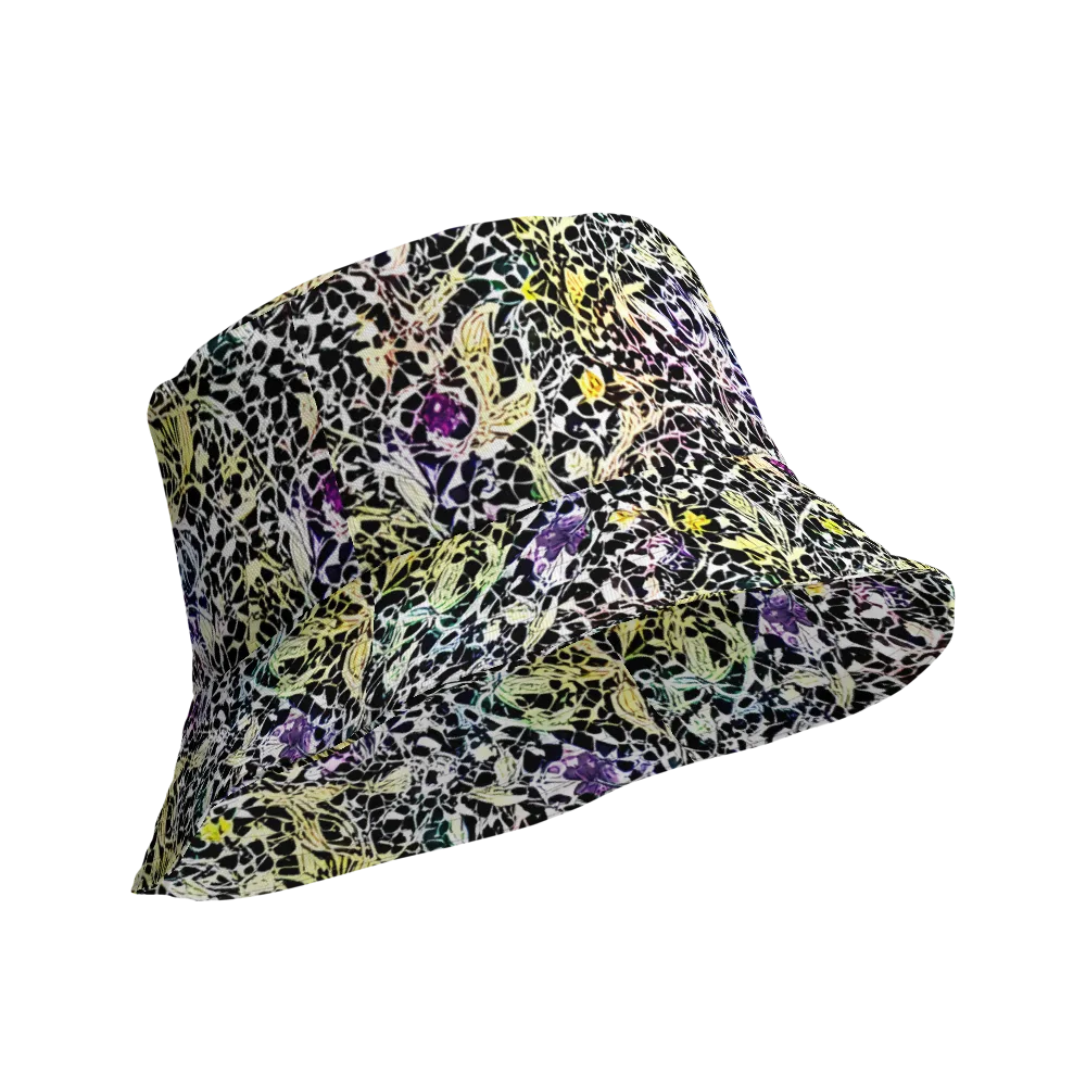 Prismatic Underbrush on Reversible Bucket Hat — Product details Outside