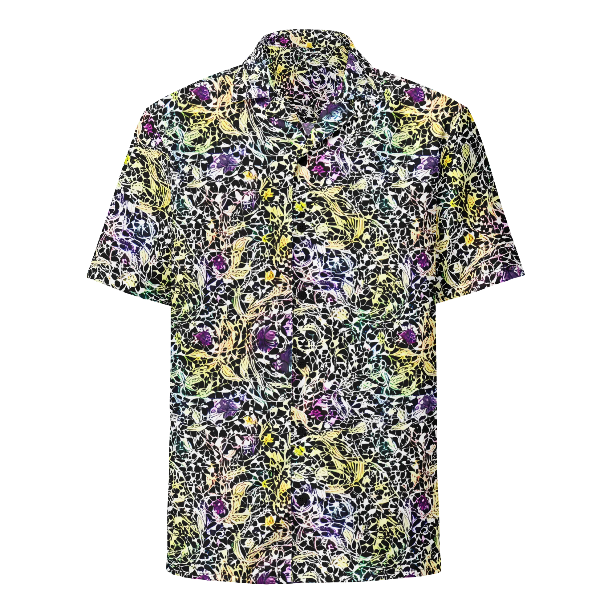 Prismatic Underbrush on Button Shirt — Front