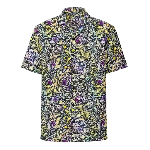 Prismatic Underbrush on a Button Shirt