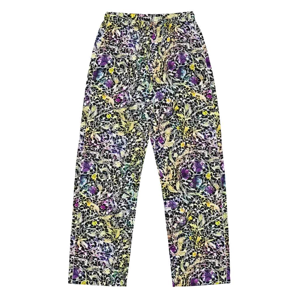 Prismatic Underbrush on Women's Pajama Pants — Front