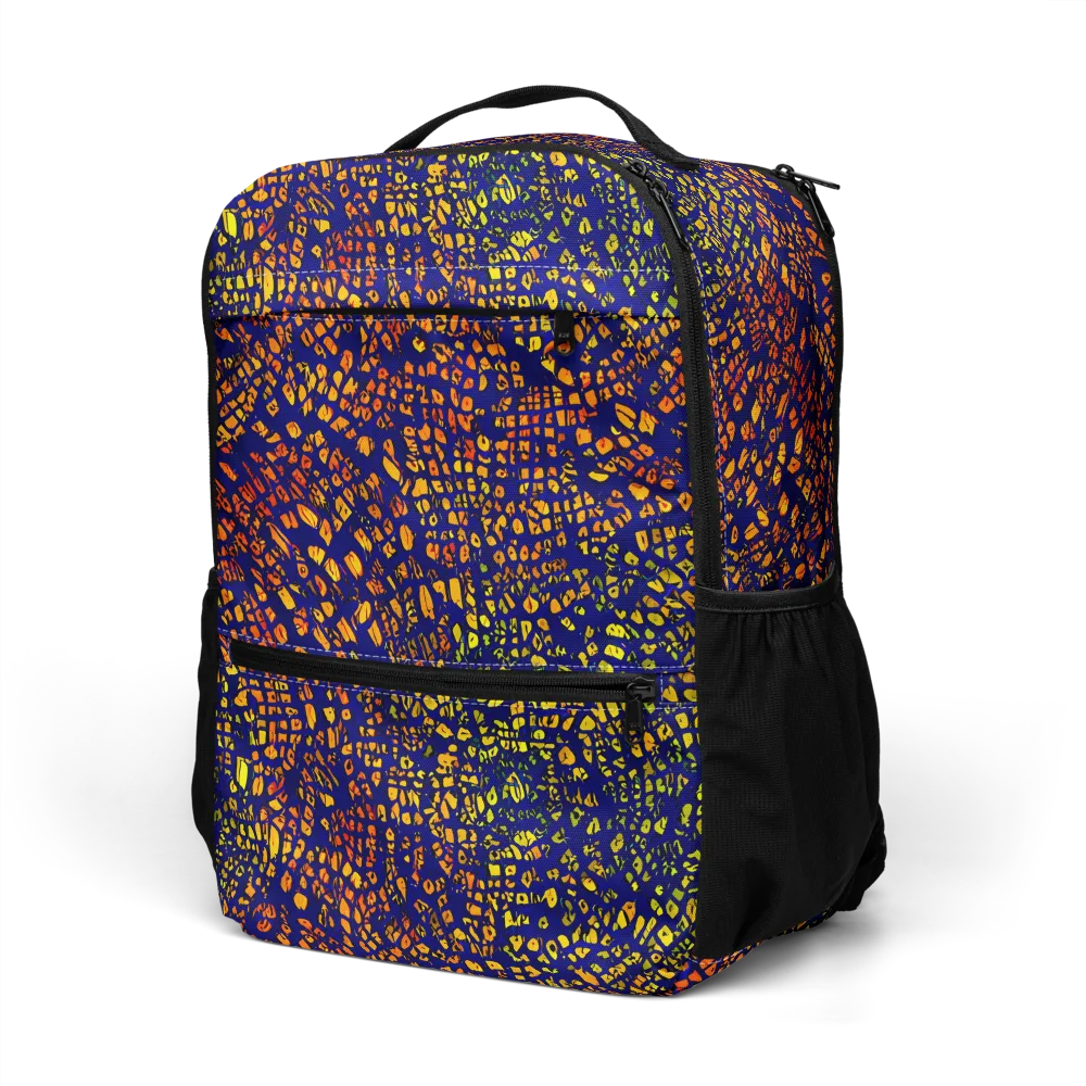 Midnight Shards on Utility Backpack — Left Front