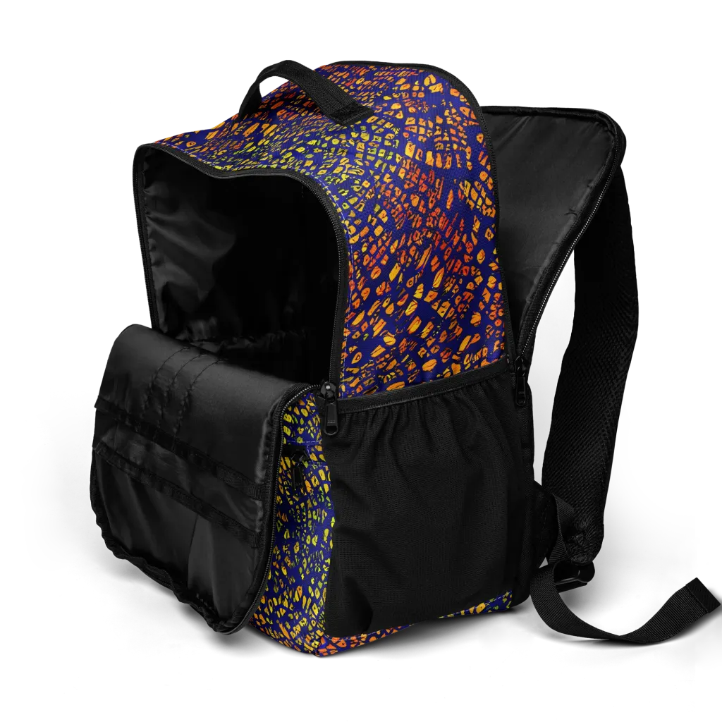 Midnight Shards on Utility Backpack — Product details 2