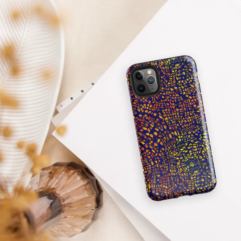 Midnight Shards on Tough Case for iPhone® — Front